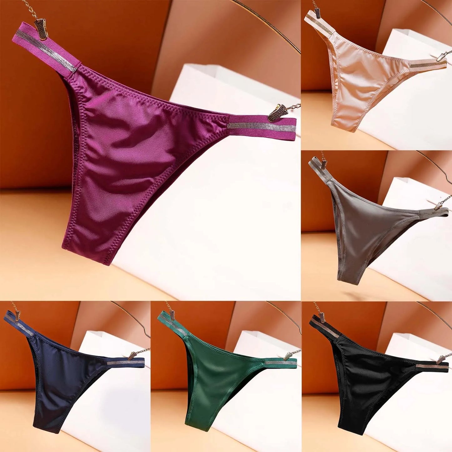 Panties For Women Pack Tummy Control Thong For Women Cotton Underwear Low Rise Panties Woman G String Thongs Calzones Para Mujer