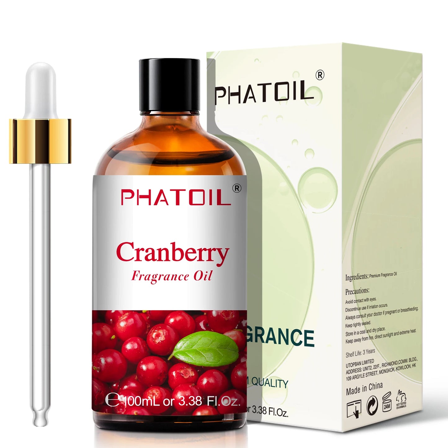 PHATOIL 100ml Sweet Fruity Fragrance Oil for Diffuser Candles Making -Coconut & Vanilla Strawberry Lemon Peach Pear Aroma Oil