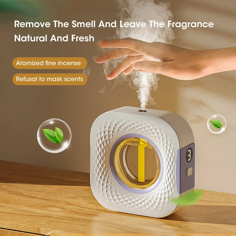 Home Desktop Diffuser Aromatherapy Machine USB Smart Air Purifier with Display for Car Bathroom Air Deodorization Shangri-la