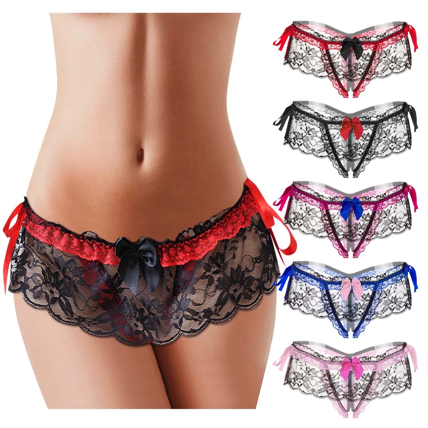 Lingeries For Woman Womens Underwear Lace Sexy Panties Bikini Panty For Women Seamless Hipster Pack AzdıRıCı Iç çAmaşıR KadıN