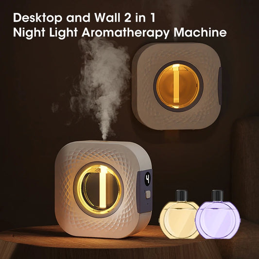 Home Desktop Diffuser Aromatherapy Machine USB Smart Air Purifier with Display for Car Bathroom Air Deodorization Shangri-la